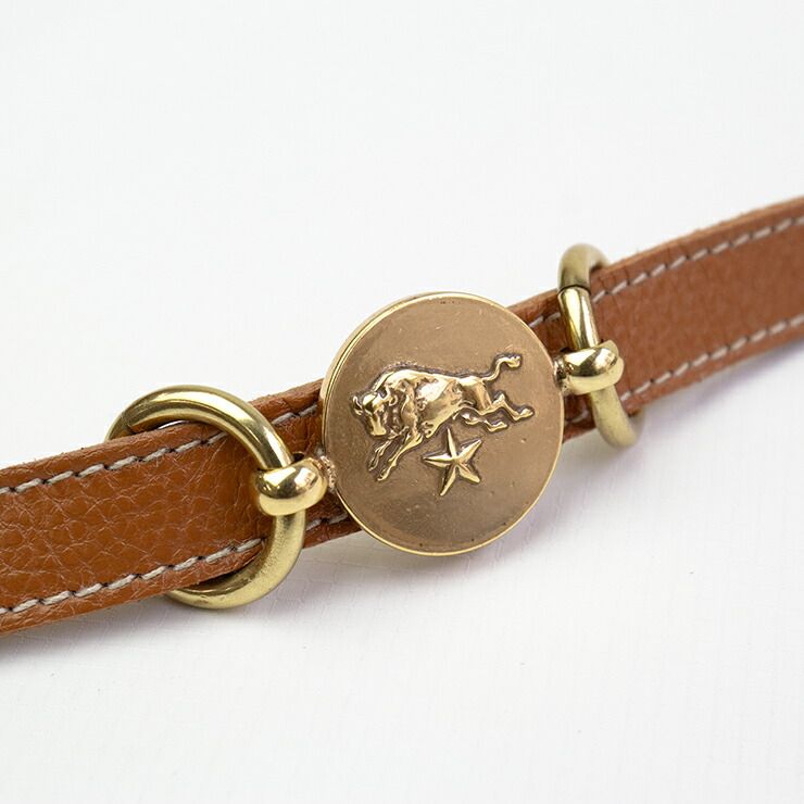 【お値下げ中❗️】ILBISONTEイルビゾンテ型押しレザーブレスレット ブラウン ブレスレット | ブレスレット | アクセサリー | オンライン