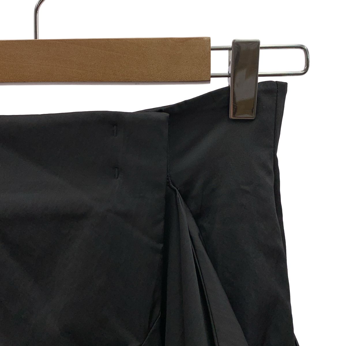 TODAYFUL | トゥデイフル | Satin Drape Skirt サテン ドレープ ラップスカート | 38 | チャコール | レディース