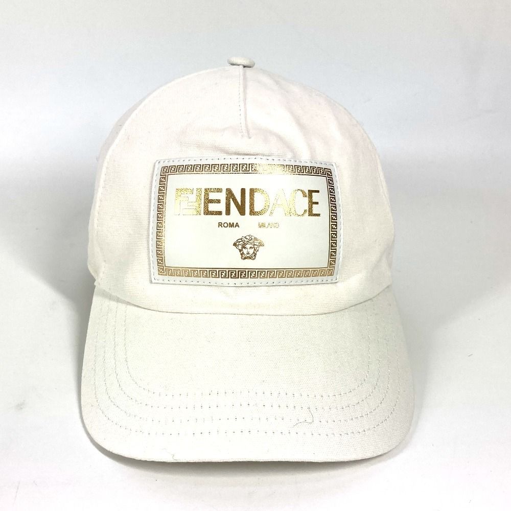 FENDI フェンディ キャップ フェンダーチェ fendace FXQ768 コットン 