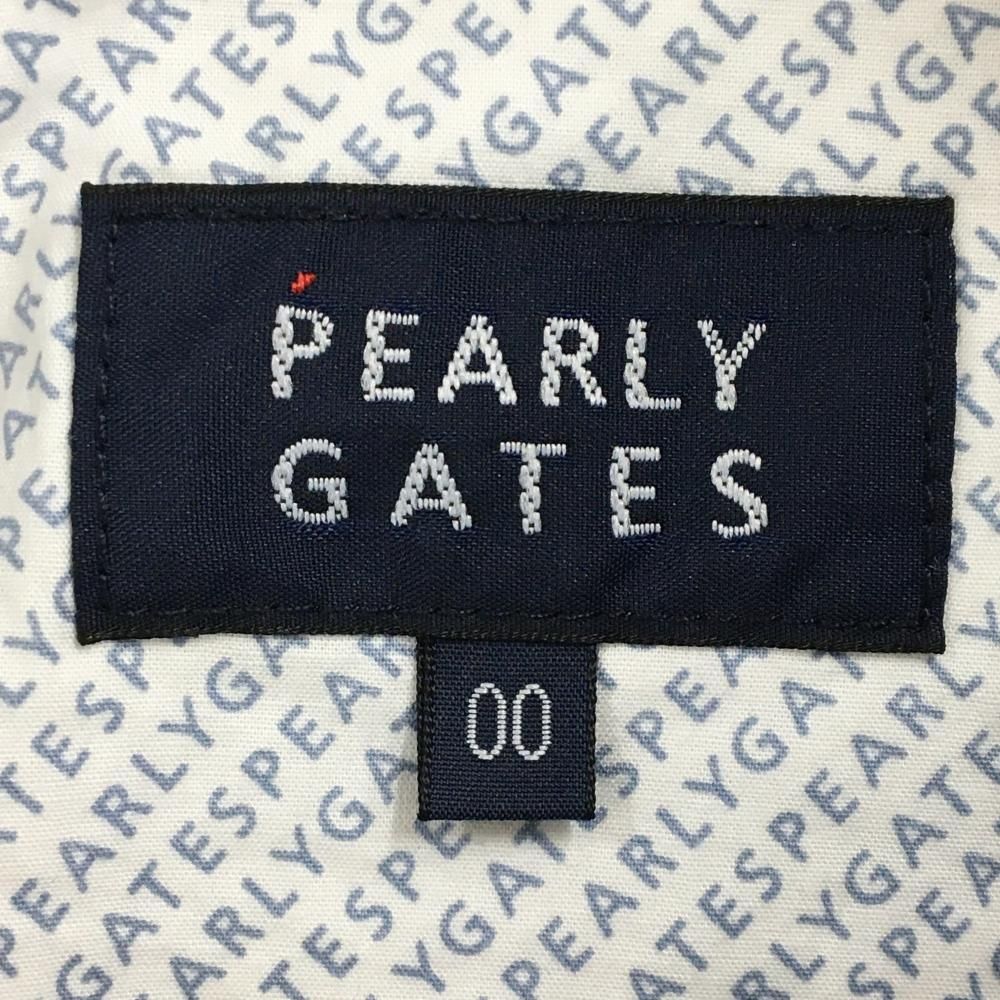 パーリーゲイツ パンツ 白×ネイビー ボーダー 表微起毛 ロゴ刺しゅう レディース 00 XS ゴルフウェア PEARLY GATES LLC-HASEGAWATOSO_COM