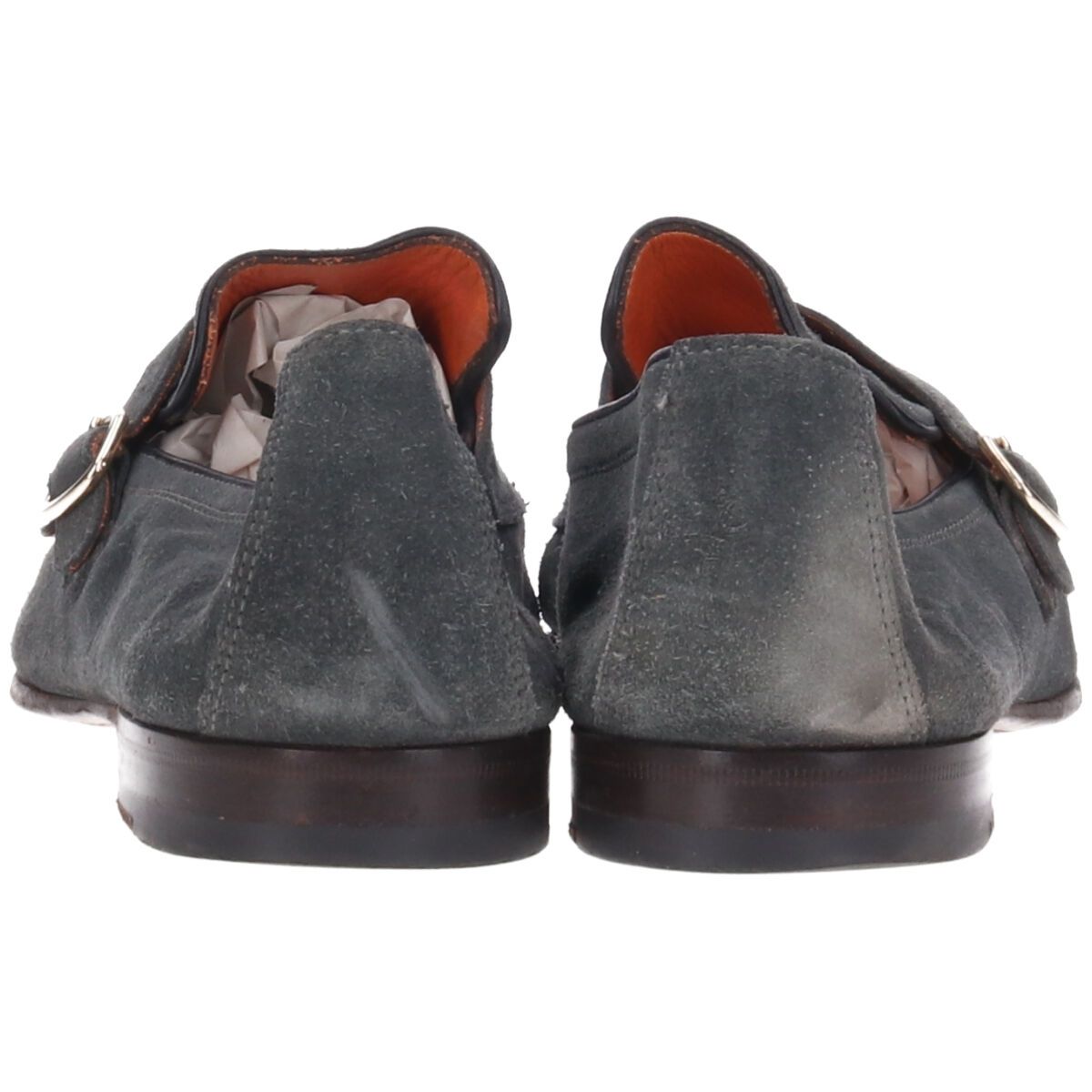 古着 サントーニ SANTONI ダブルモンクストラップシューズ イタリア製