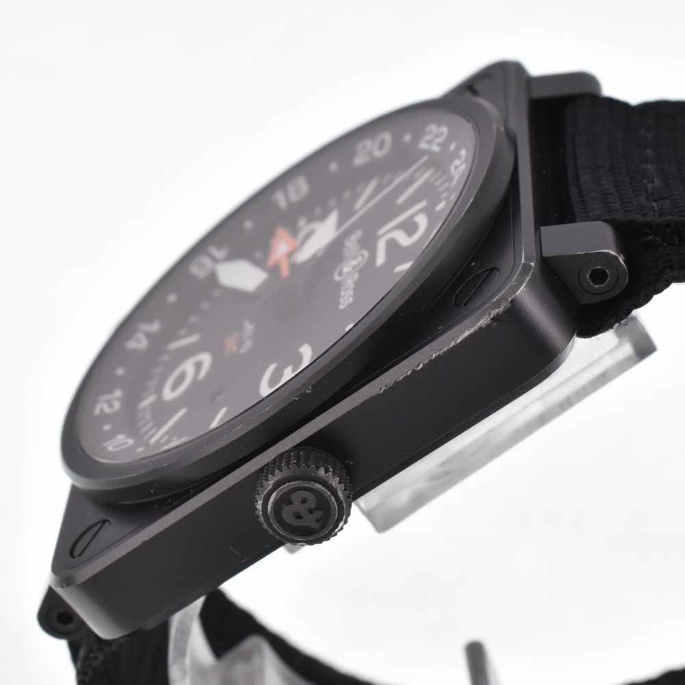 値下げ‼️超美品 ベル&ロス Bell & Ross BR01-93GMT 中古)BELL & ROSS ベル&ロス BR 01-93 GMT（商品ID