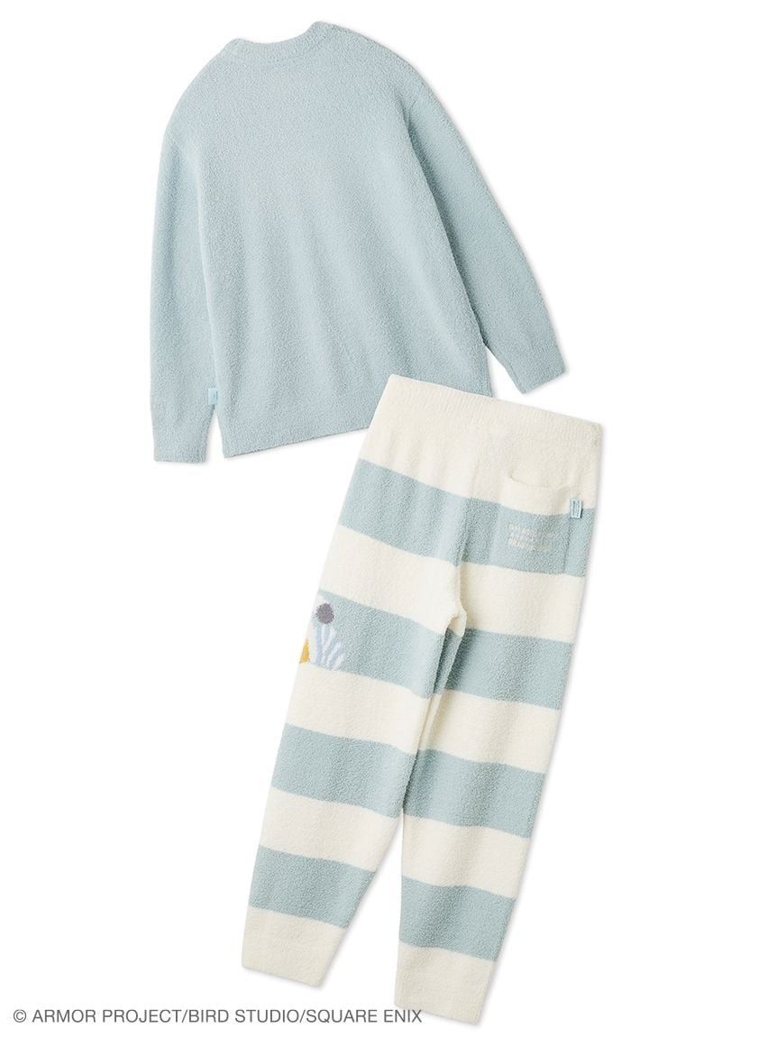 LBLU ももんじゃ gelato pique ジェラート ピケ ドラゴンクエスト レディース ベビモコプルオーバー-ボーダーロングパンツセット NOITHATQUANGTHANH_NET