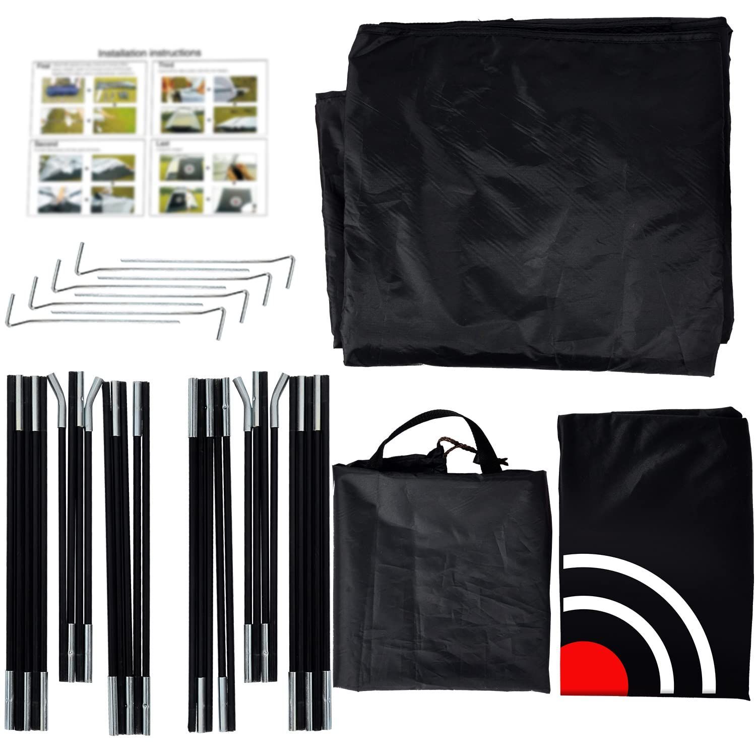 お値打ちの 在庫 組み立て式 室内屋外兼用 飛散防止 ドライバー練習 アプローチ練習 設置簡単 スイングネット ネット ゴルフ キャリーバッグ付き ゴルフ練習ネット ゴルフネット 【全品送料無料】