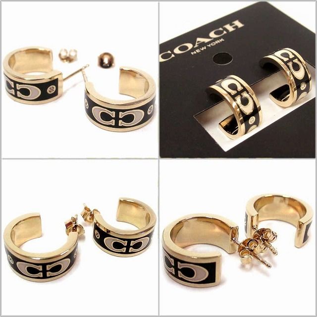 新品 未使用】コーチ ピアス COACH アウトレット シグネチャー