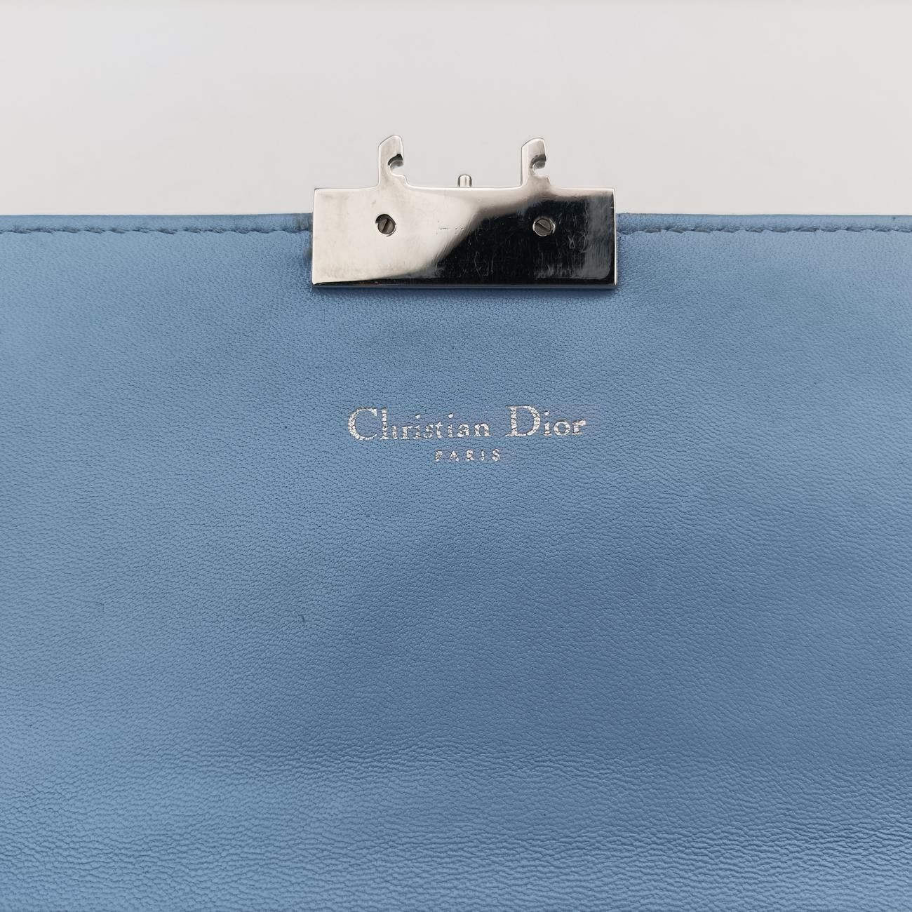 クリスチャンディオールChristian Diorカナージュ ニューロックブルー×マルチ ラムスキン×パテント12-MA-0185 DECORATOM_COM_BR