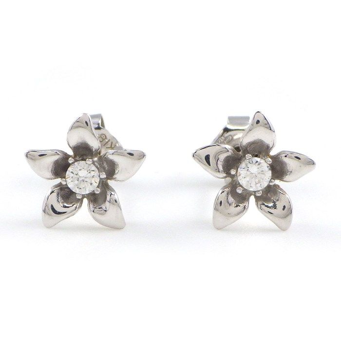 スタージュエリー STAR JEWELRY ピアス フラワー リーフ