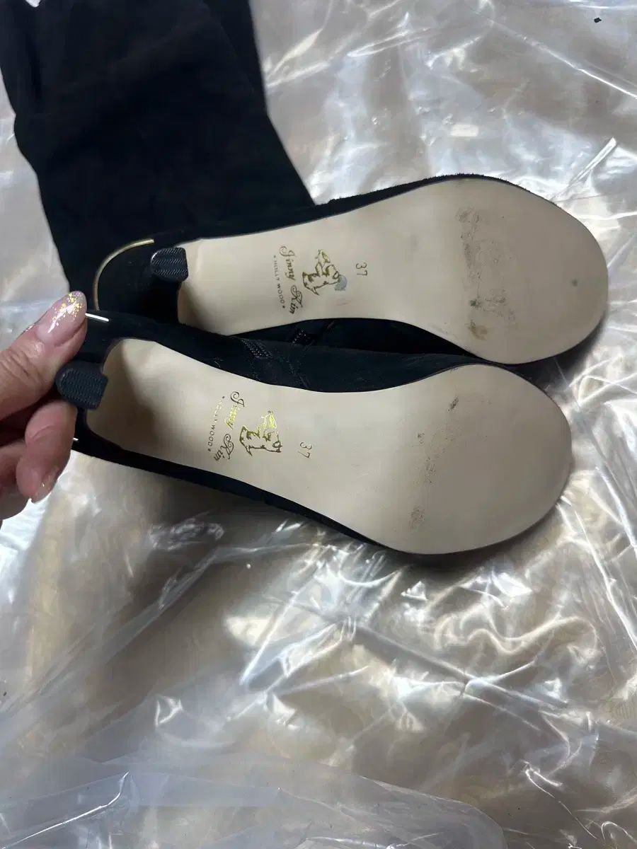 Jinny Kim ジニーキム スエード ロングブーツ 37 サイズ 235 KIN-KAAI_COM