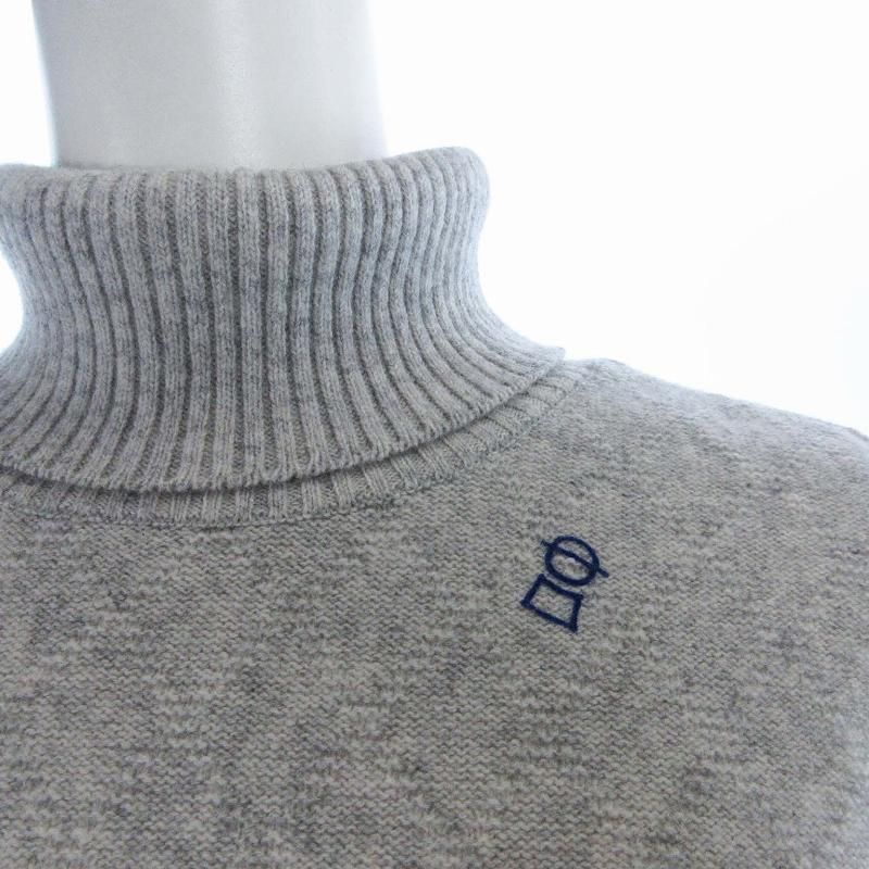 ピッコーネ PICONE ニットワンピース ひざ丈 半袖 タートルネック  