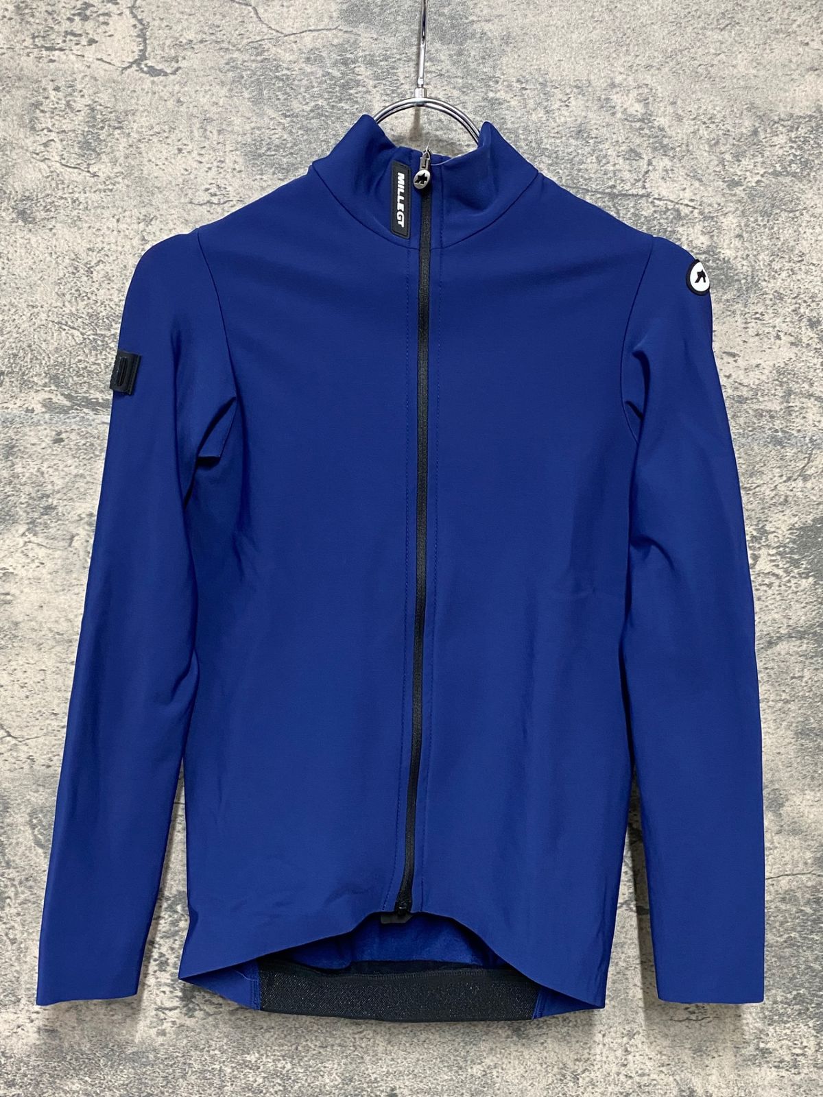 IY535 アソス assos MILLE GT SPRING FALL JERSEY C2 長袖 サイクルジャージ ネイビー XS 裏起毛