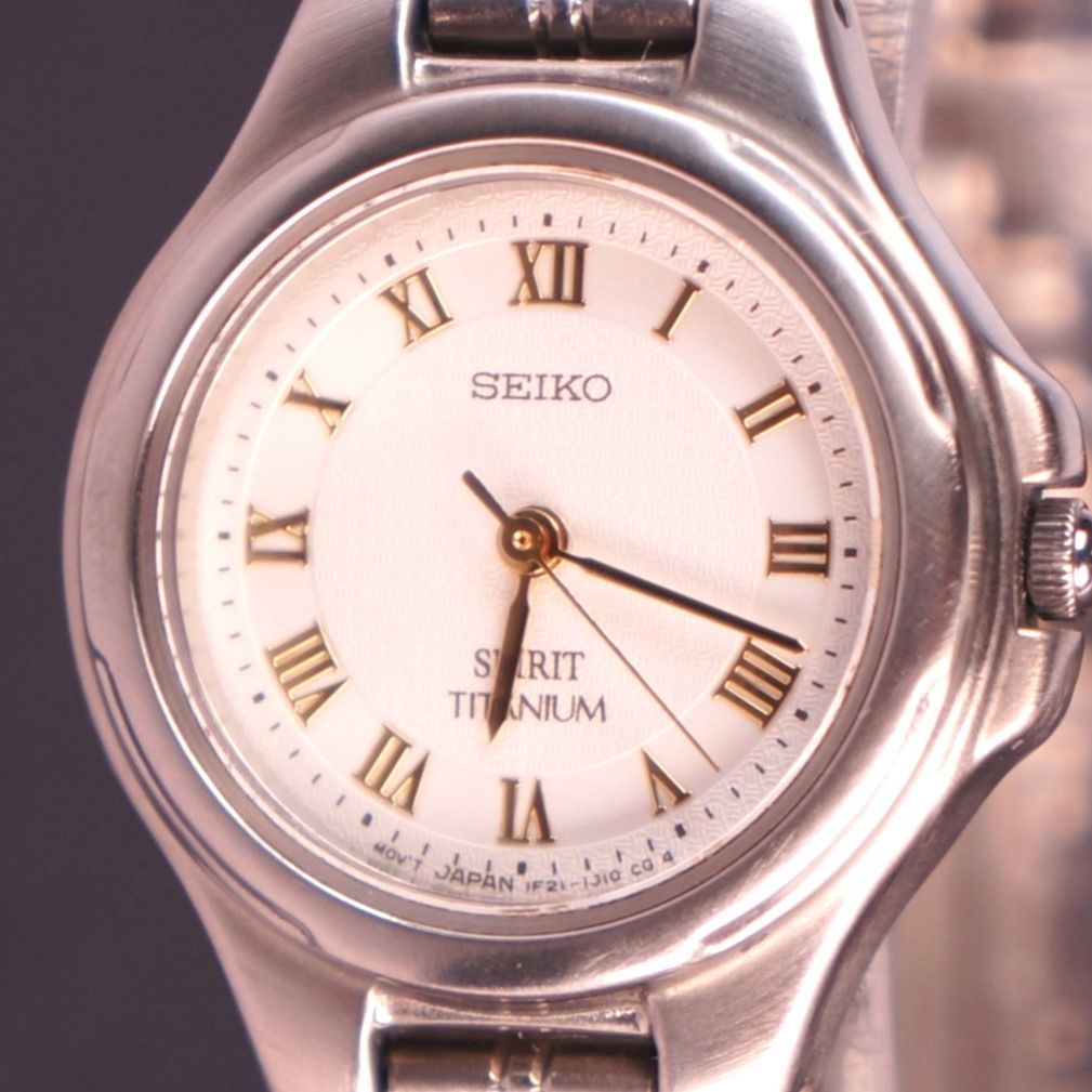 ♪【美品】SEIKO■メンズ時計■SPIRIT■ゴールド■文字盤白■908 ♪ ♪【美品】SEIKO□メンズ時計□SPIRIT□ゴールド□文字盤白□