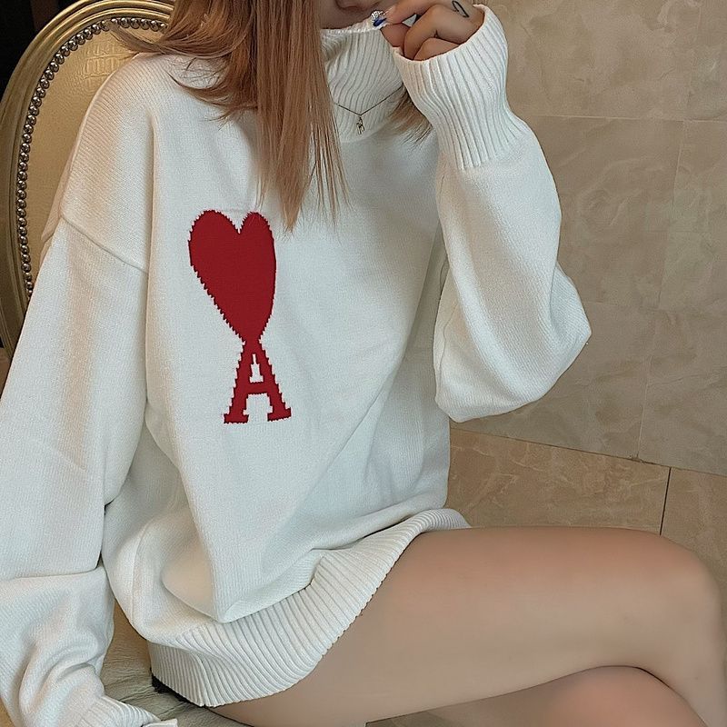 Ami Paris ニットセーター メンズ タートルネック クルーネック 