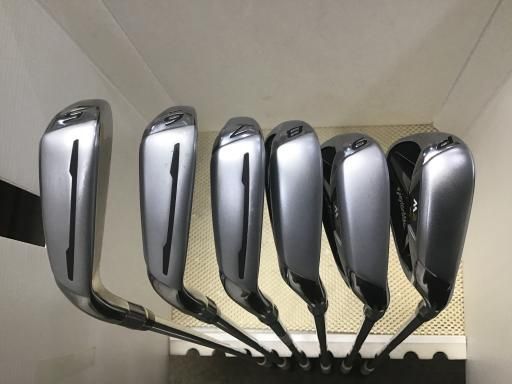 中古】 テーラーメイド M2 6S アイアンセット IR RE-AX 90 STEEL