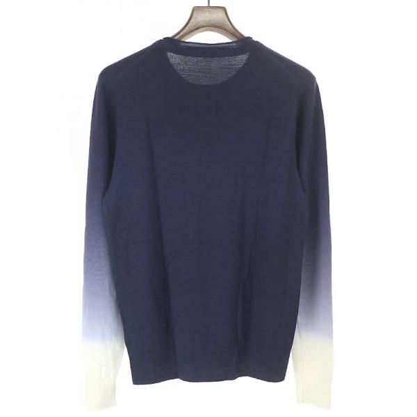 NEIL BARRETT Vネック長袖ニットセーター ネイビー/QW136 NEIL BARRETT - 美品 Neil Barrett ⁄ ニールバレット | モヘア混