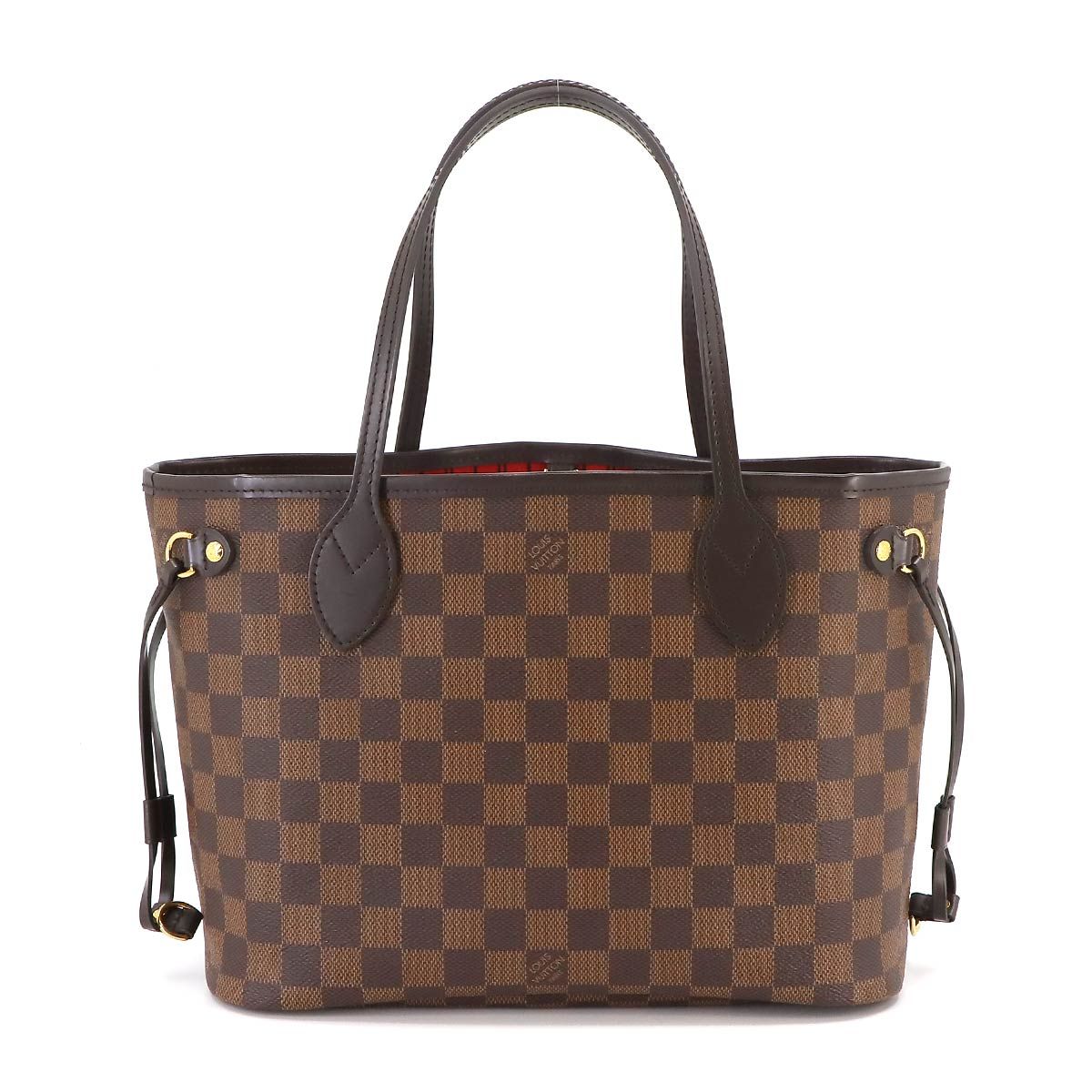 新品同様 ルイ ヴィトン LOUIS VUITTON ダミエ ネヴァーフル PM トート 