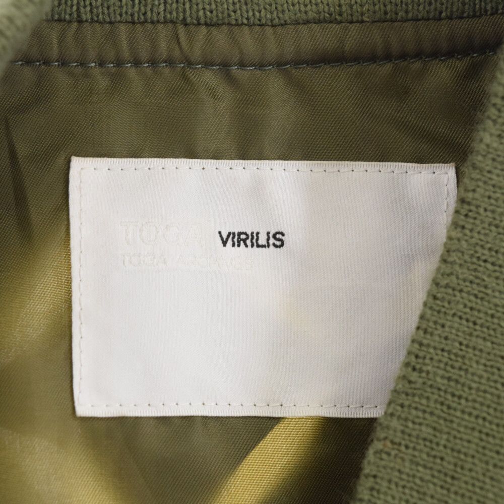 TOGA VIRILIS (トーガ ビリリース) Nylon Plain Military Jacket TV21