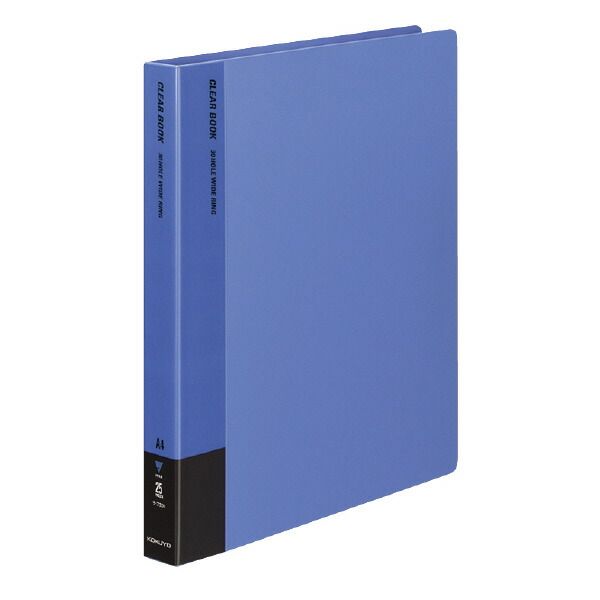 まとめ買い コクヨ クリヤーブック A4縦 替紙式20枚ポケット30穴 青 ラ-730B 3冊セット