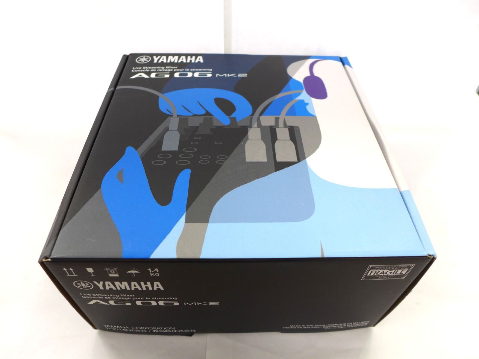 【新品・未使用】YAMAHA AG06 MK2ストリーミングインターフェイス ヤマハ YAMAHA AG06 MK2 W 6チャンネル ライブストリーミング