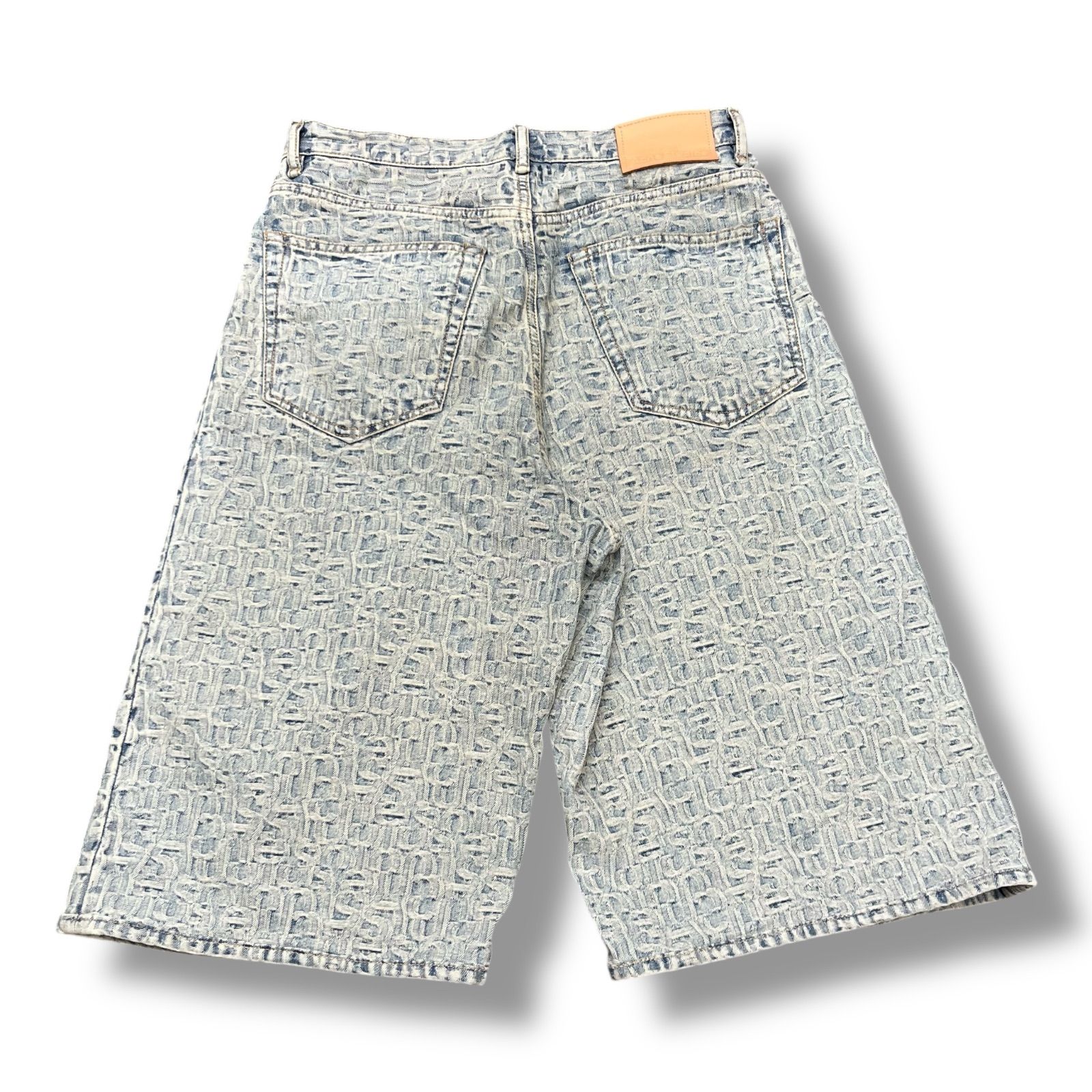 acne studios モノグラムデニムショートパンツ 新品 Acne Studios モノグラム デニムショートパンツ アクネ