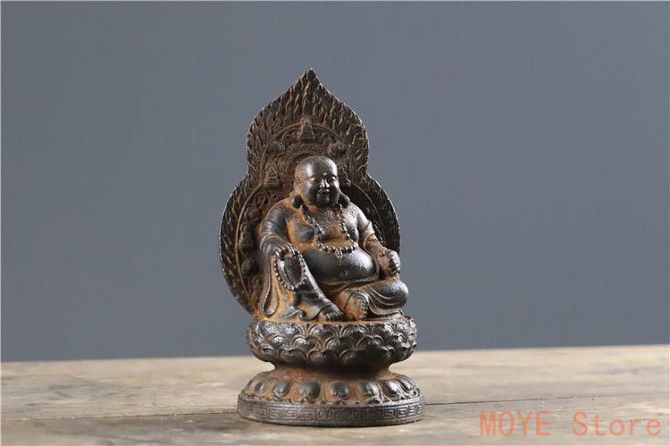 鉄器 蔵仏 仏像 工芸品 美術品 置物 販売 鉄器 鉄仏 蓮華弥勒仏像 装飾品 工芸品 美術品 置物zw0829 鉄器