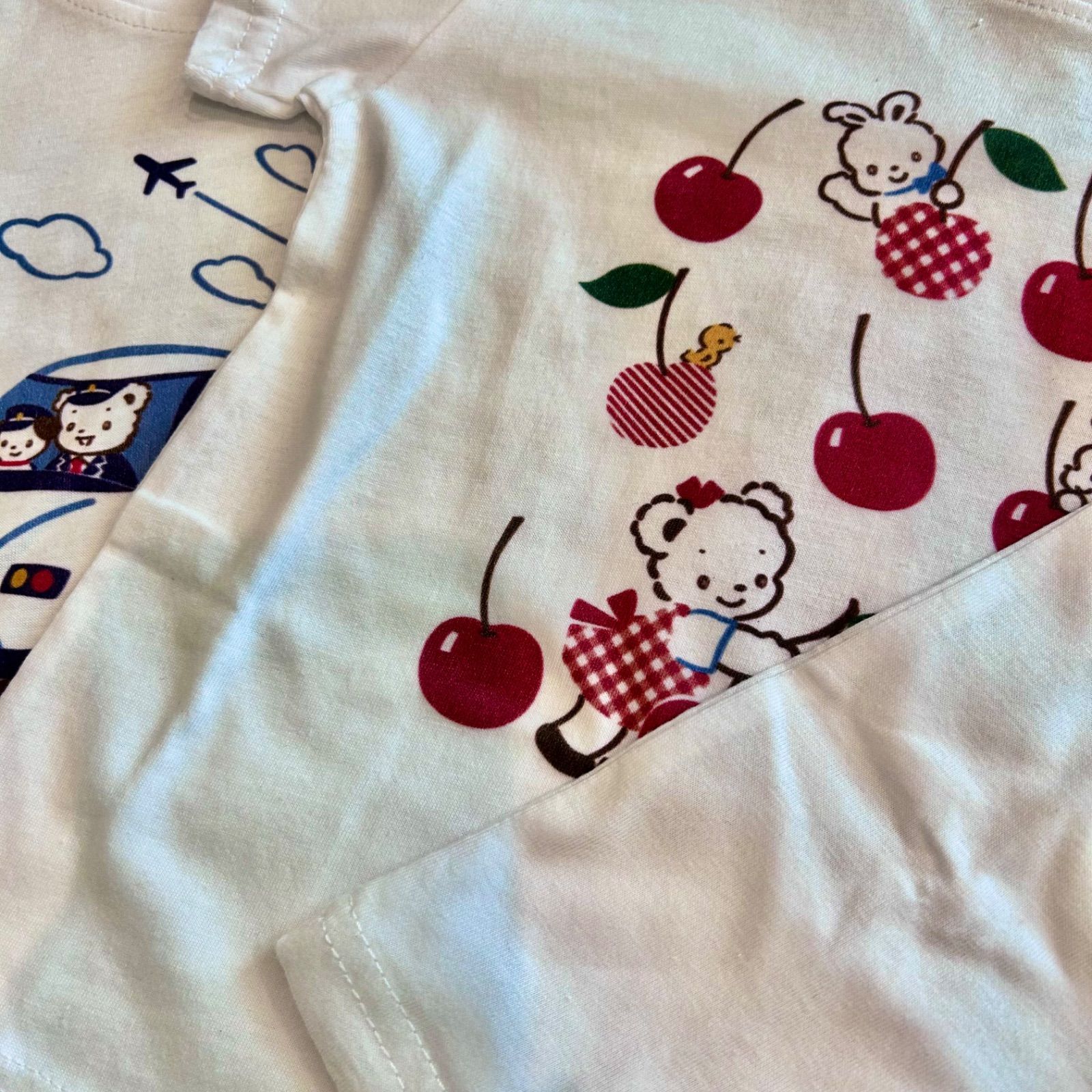 半袖シャツ トップス Tシャツ （さくらんぼ・チェリー・リボン