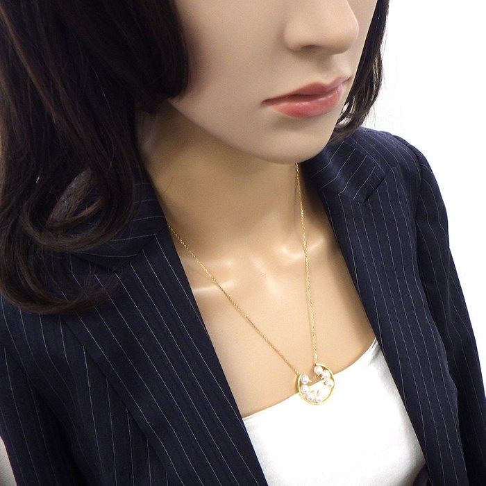 タサキ 田崎真珠 TASAKI ネックレス デインジャー サークル 7ポイント