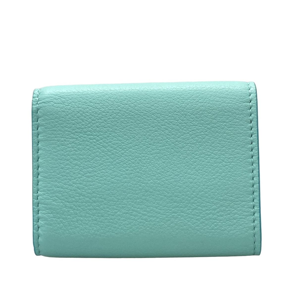TIFFANY&Co.(ティファニー) 3つ折り財布 - ティファニーブルー レザー
