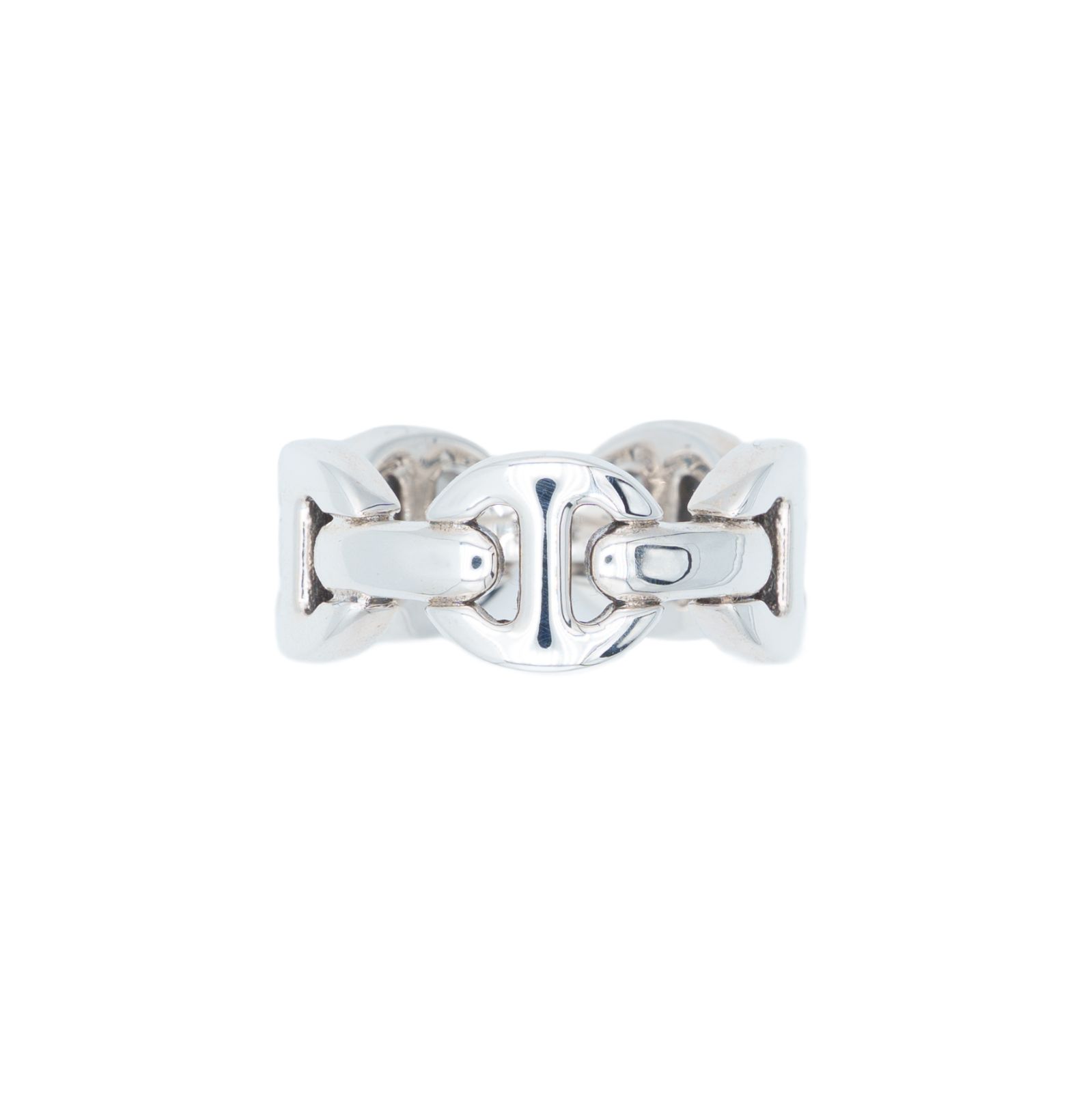 新品】HOORSENBUHS ホーセンブース Dame Classic Tri-Link Ring Silver