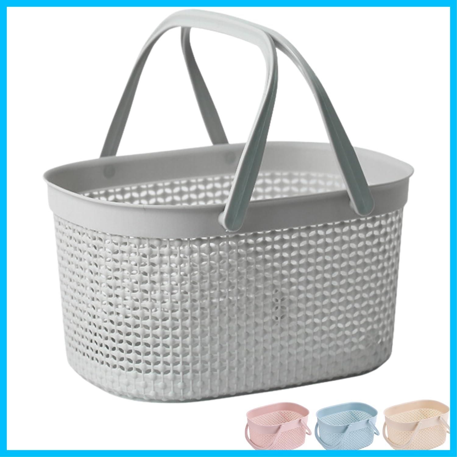 セール 銭湯 スパ 手提げ バスルーム 洗濯カゴ 洗面用具 収納バスケット スパバッグ 風呂かご シャワーバスケット 温泉バッグ ランドリーバスケット お風呂 グレー 温泉ポーチ シングルカラー 化粧品入れ ozgram