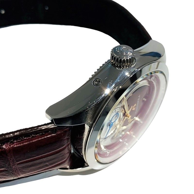 シチズン CITIZEN カンパノラ 深緋 エコドライブ ムーンフェイズ 8730-T025242(BU0040-06W) SS/レザーベルト（ワインレッド） ソーラー メンズ 腕時計