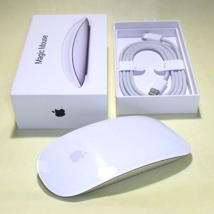 Apple Magic Mouse MK2E3J/A 編み込みUSB-Cケーブル付属 - メルカリ