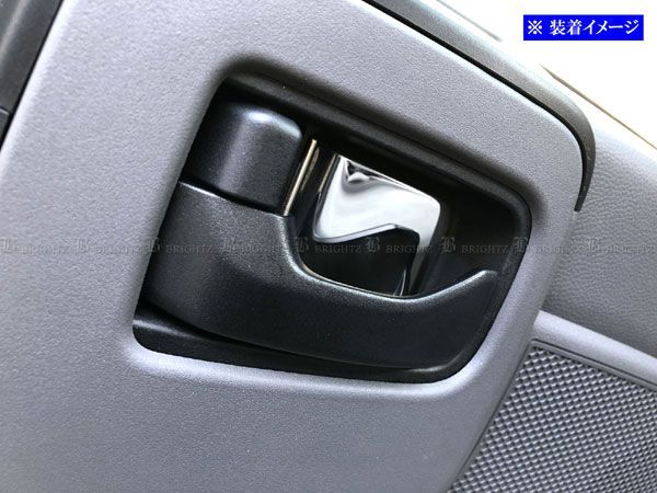 タイタン 超鏡面ステンレスメッキインナードアハンドルカバー 皿 2PC