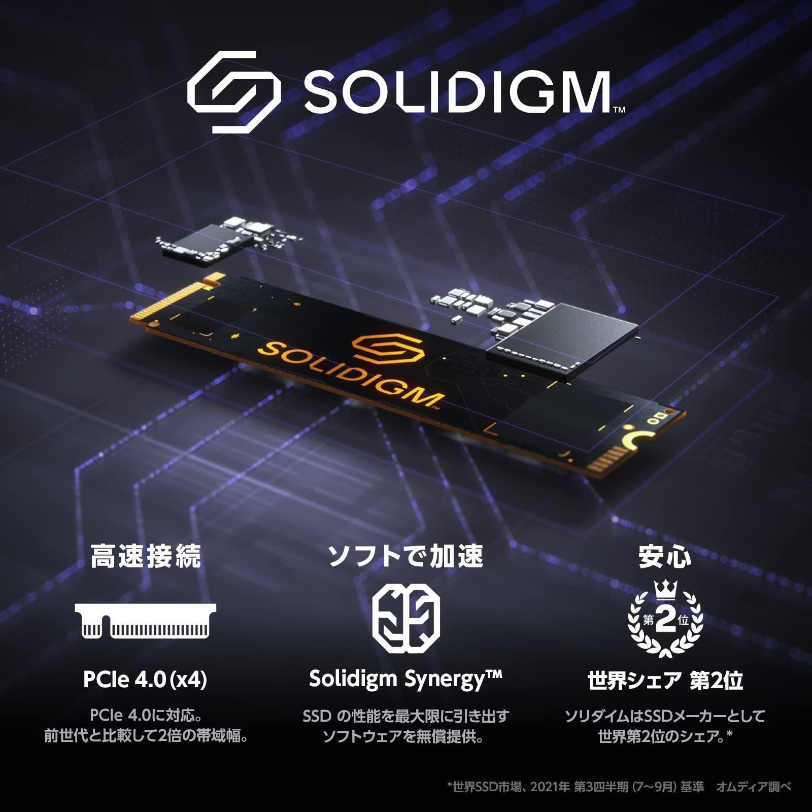 ソリダイム Solidigm 内蔵 SSD P41 Plus SSD 読込速度： - メルカリ