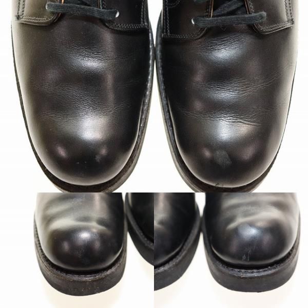 At last&co.PLAIN TOE SHOES 黒 アットラスト レザー TIMEWORN CLOTHING AtLast＆Co PLAIN TOE SHOES BLACK SIZE US7