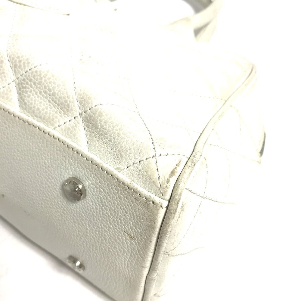 CHANEL シャネル ボストンバッグ マトラッセ キルティング キャビア 