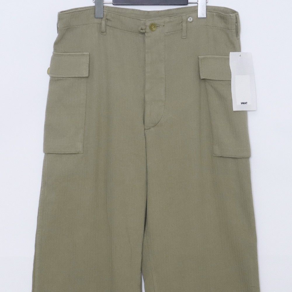 未使用 INNAT HBT CARGO TROUSERS サイズ2 カーキ INNAT07-P03 HBT INNAT CARGO