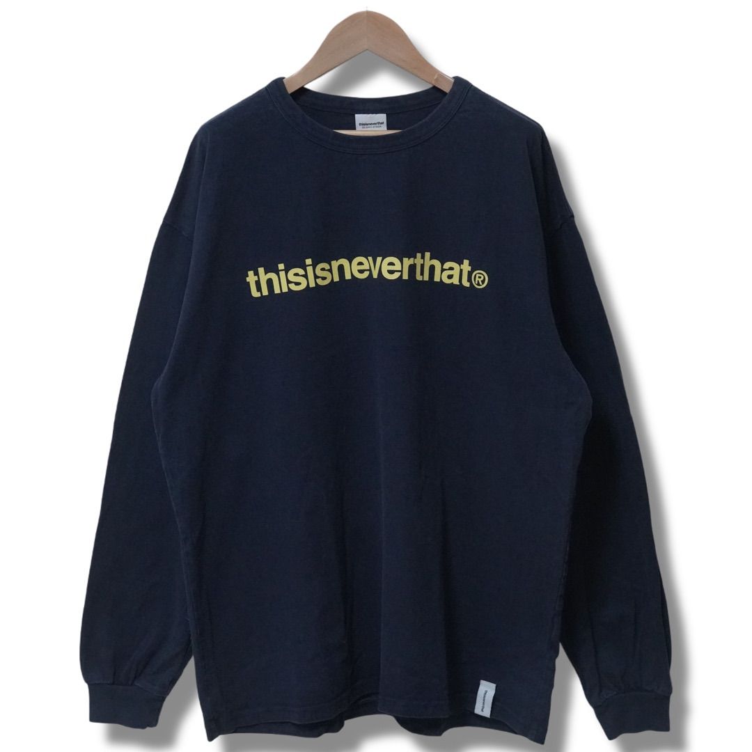 thisisneverthat ネバザ ロンT 水色 ワンポイント M 2025年最新ネバザ