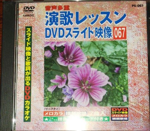 中古】演歌レッスン DVDスライド映像 067 スライド映像と歌詞が出るDVD