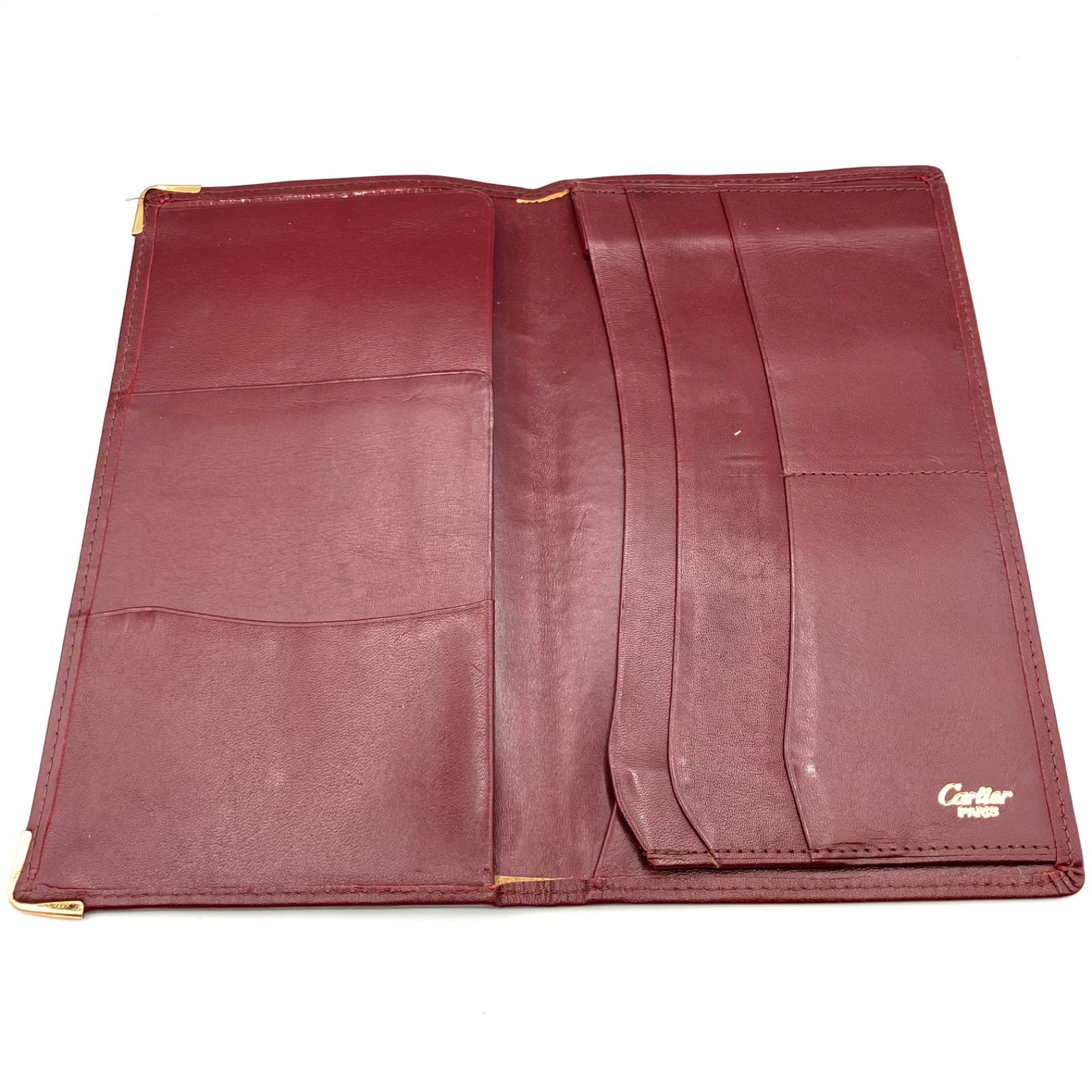 鑑定済み】正規品 カルティエ CARTIER マストライン 長財布
