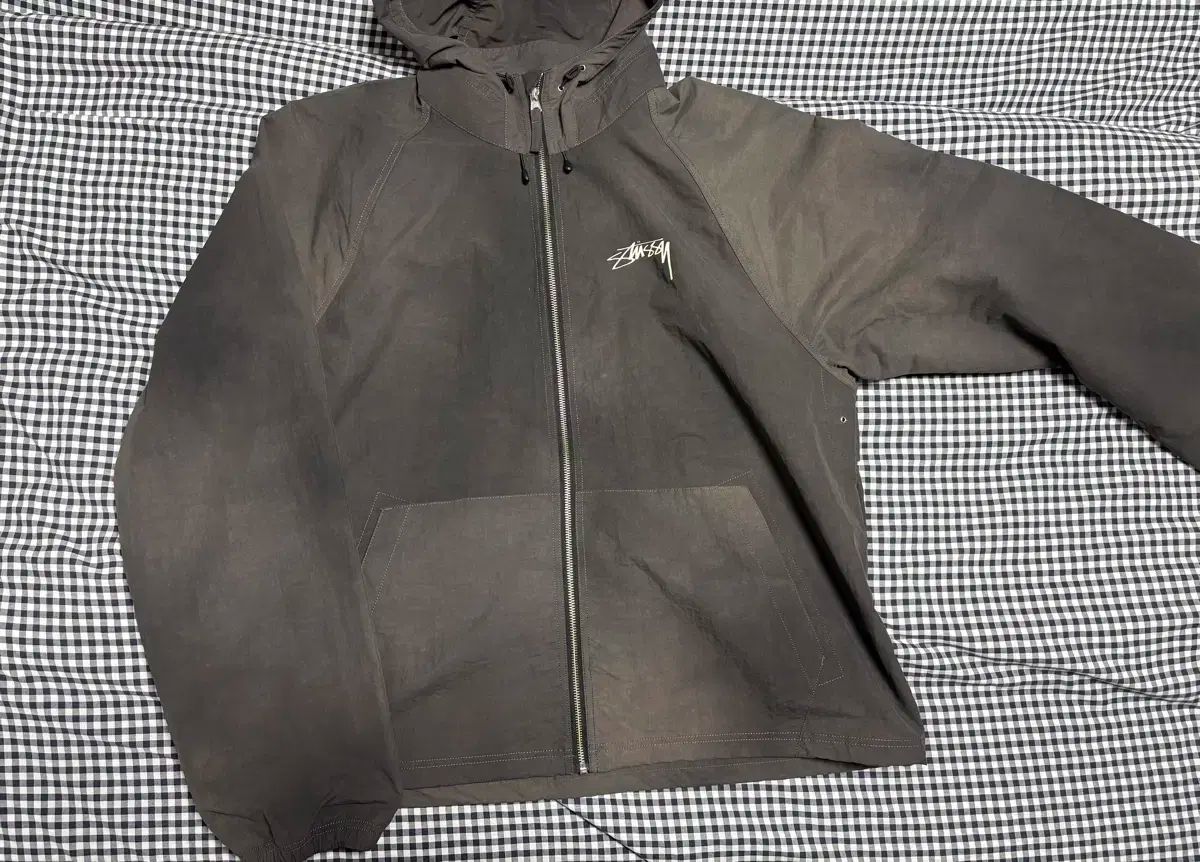 STUSSY ステューシー ビーチシェル ジャケット 黒 XL