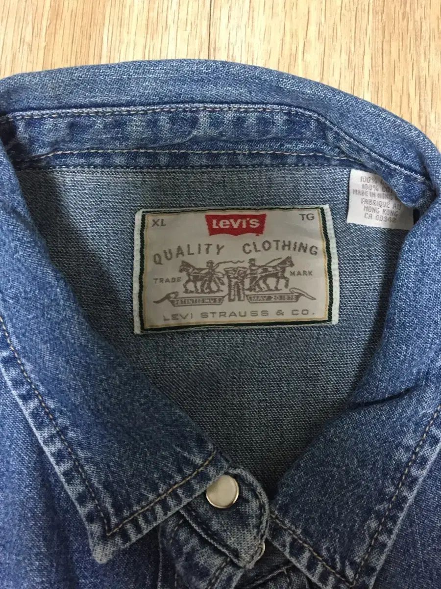 XL リーバイス デニム ウェスタン シャツ