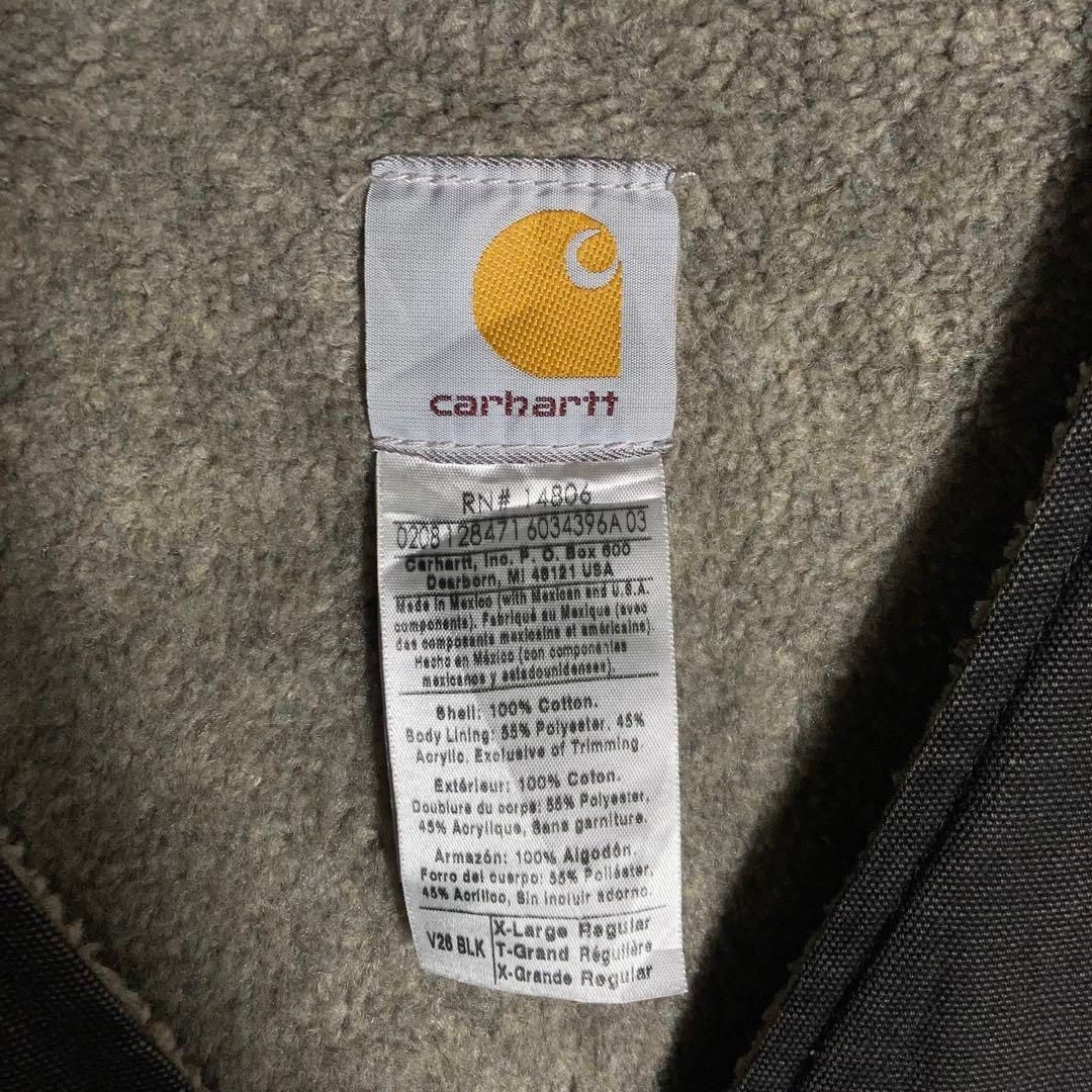 【XLサイズ】Carhartt フルジップベスト 革ロゴ 黒 XLサイズ】Carhartt フルジップベスト 革ロゴ 黒 - メルカリ