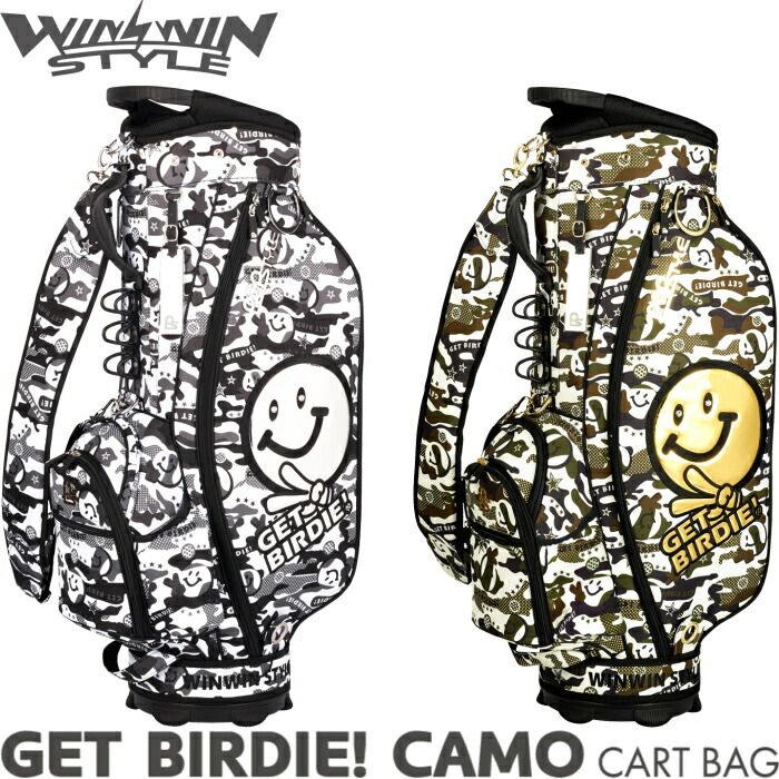 WINWIN STYLE ウィンウィンスタイル GET BIRDIE! CAMO CART BAG カート