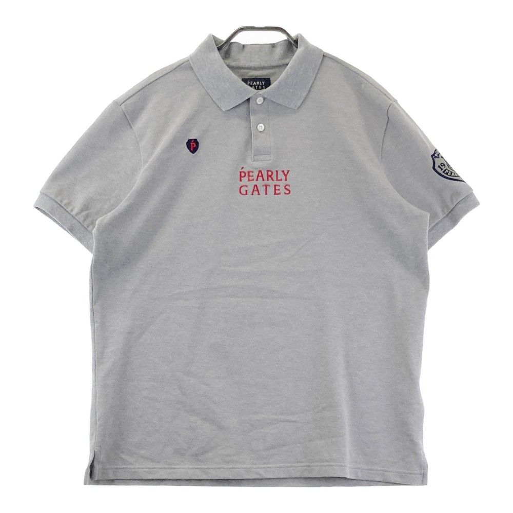 サイズ：7 PEARLY GATES パーリーゲイツ 半袖ポロシャツ グレー系