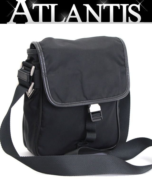 在庫処分大セール】プラダ PRADA 三角ロゴ ショルダーバッグ ナイロン