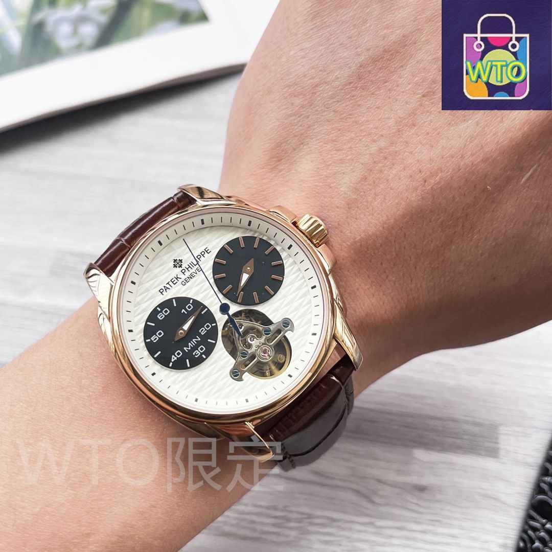 今日 Patek Philippe パテックフィリップ 精品シリーズ 陀飛輪を搭載し 多機能表示機能を備える-WTO輸入2