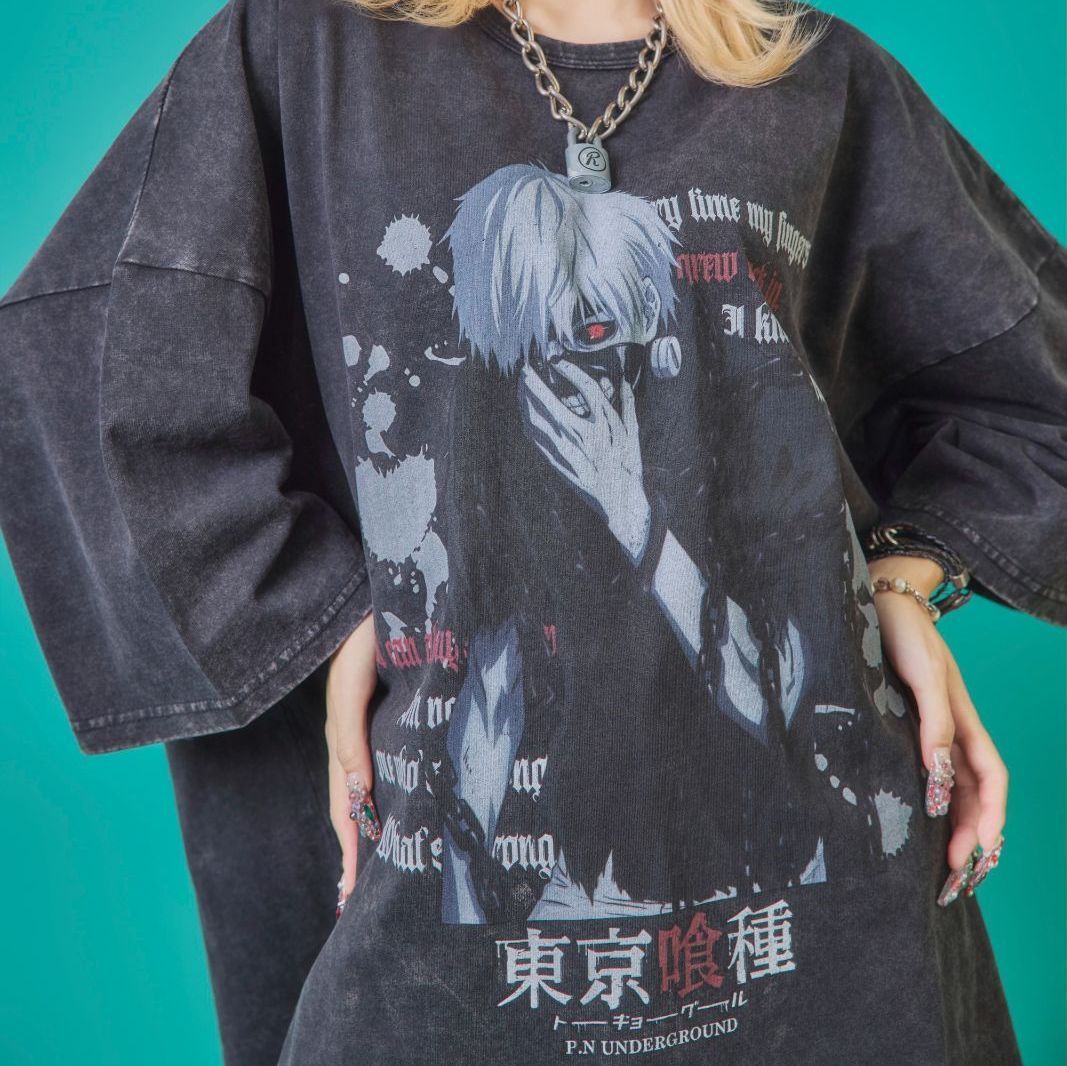UNDERGROUND/アンダーグラウンド】東京喰種 金木研ダメージTEE
