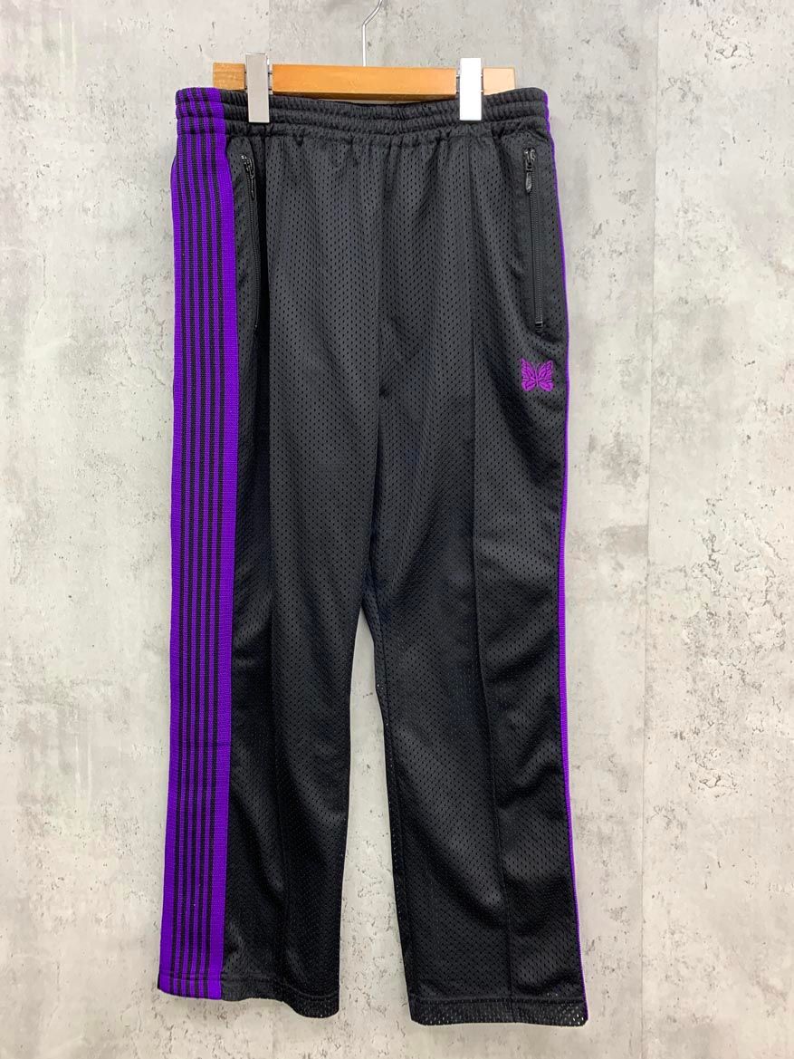 Needles ニードルズ EJ343  メッシュ トラックパンツ バタフライ 日本製   パンツ sizeM/黒メンズ