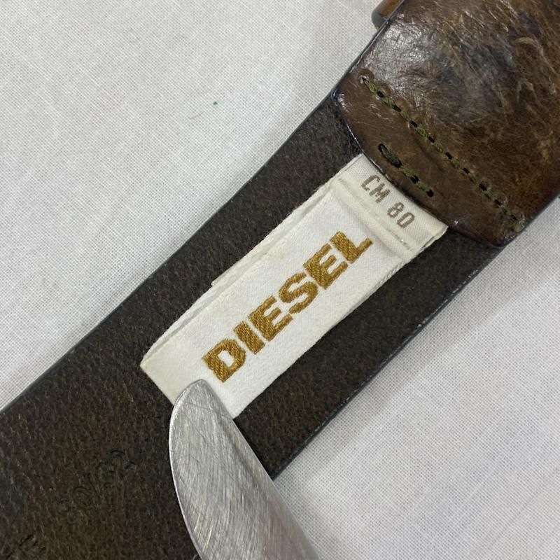 DIESEL ブラウンベルト 専用袋 購入証明書付き B-GUARANTEE-A MENレザーベルト｜ブラウン｜ディーゼル（DIESEL