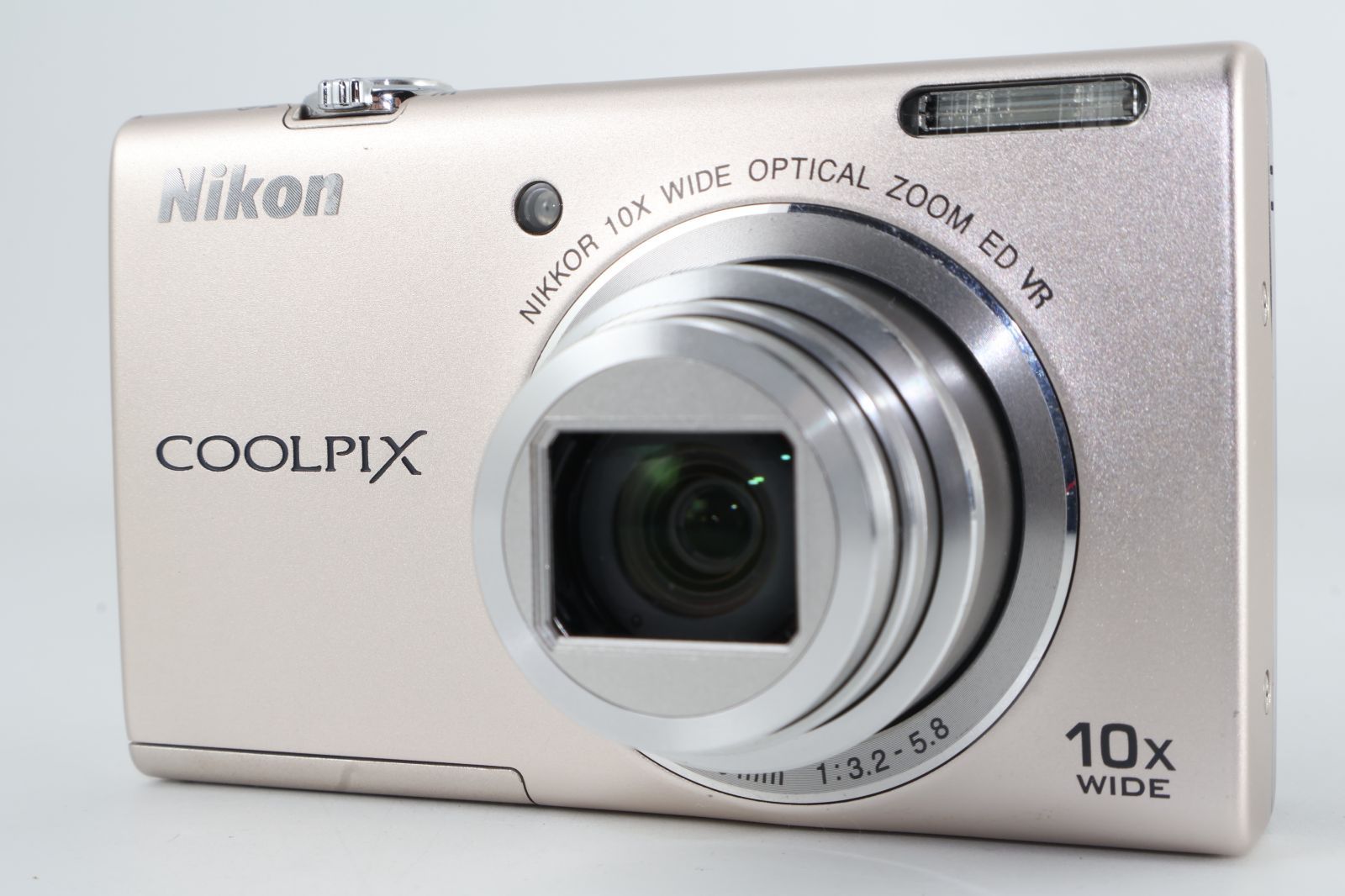 実用美品】NIKON ニコン COOLPIX S6200 シルバー コンパクトデジタル